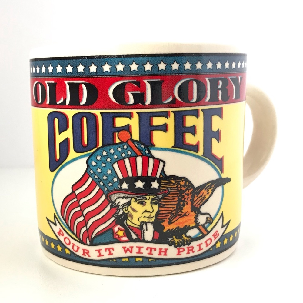 Vintage Yester Year Coffee Mug “Old Glory Coffee”